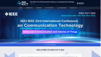 The 23rd IEEE ICCT 2023 - Communication Technology 第23届通信技术国际会议