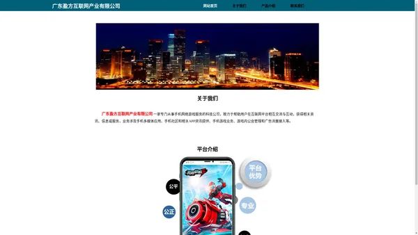 首页-广东盈方互联网产业有限公司