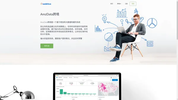 AmzData跨境-为跨境助力，提供各种 数据能力、AI能力、效率工具；