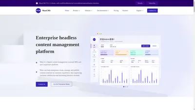 适合企业的现代无头内容管理平台 | MassCMS