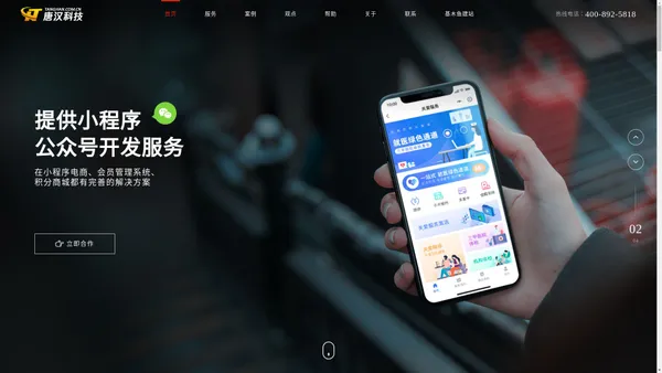 上海网站建设-小程序APP开发-软件开发-网站优化-唐汉科技