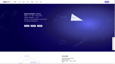 数据科学科研和教学一体化平台