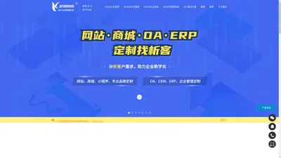 企业网站建设|江门网站建设|OA定制|ERP系统开发-析客网络