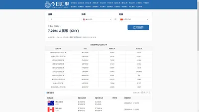 汇率换算器-美元欧元澳元日元韩元兑换人民币汇率今日人民币汇率(最新美元欧元澳元日元韩元实时汇率换算查询) - 全球汇率换算网
