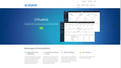 Cphamas - 临床药理建模与统计云平台