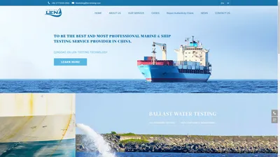 Ballast water testing_ship testing-Qingdao EN-LEN Testing Technology Co., Ltd