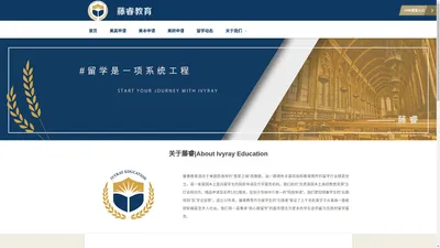 藤睿教育-Ivyray Edu-留学申请、长期规划、背景提升