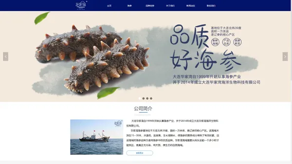 刺参_大连海参_辽参_即食海参_大连毕家湾海洋生物科技有限公司