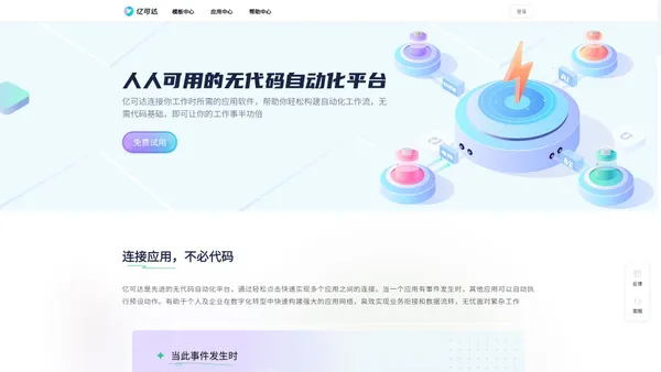 ycoda|亿可达- 无代码应用数据集成连接自动化平台