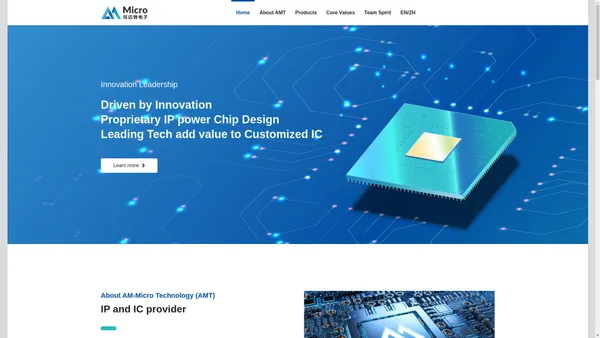 AM Mirco Technology - AM Mirco Technology - 昂迈微电子