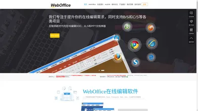 WebOffice控件 官方网站——支持Word、Excel、Powerpoint、Wps、Visio、Csv和Pdf的Office文档控件