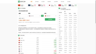 实时汇率计算器_汇率换算器_ 汇率历史价格走势图 - 实时汇率网