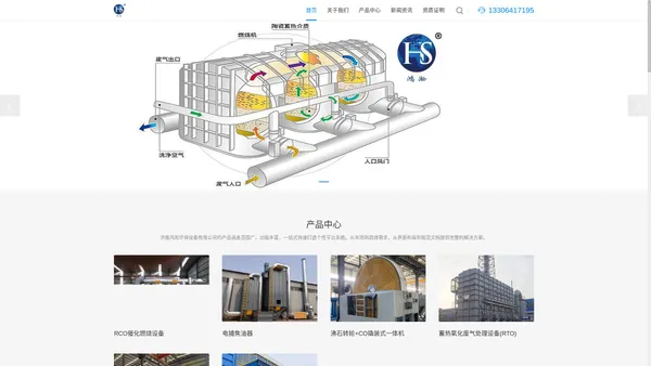 催化燃烧-RTO-电捕焦油器-伸缩房-济南鸿淞环保设备有限公司