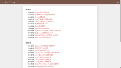 主页 - E4b9a6's blog