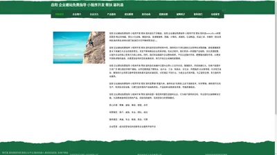 岳阳 企业建站免费指导 小程序开发 帮扶 慈利县