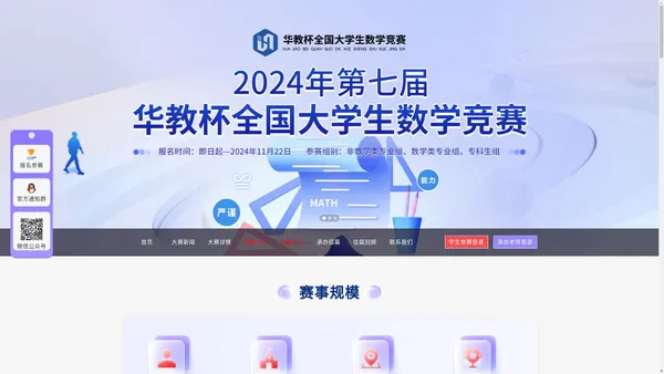 2024年第七届华教杯全国大学生数学竞赛官网