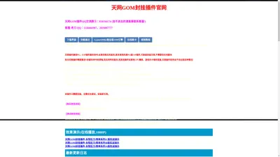 天网GOM封挂插件官网