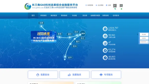 长三角G60科创走廊综合金融服务平台