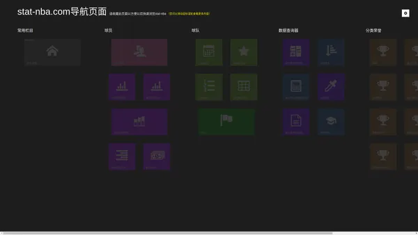 导航页面|数据nba|stat-nba|历史数据|技术统计|最全最专业中文nba数据库