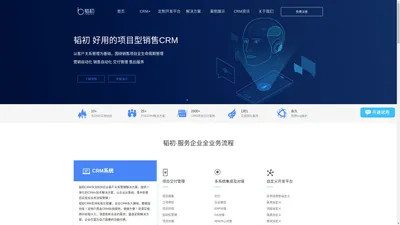 B2B企业CRM客户关系管理系统_项目式CRM全业务流程管理软件CRM定制开发_韬初CRM