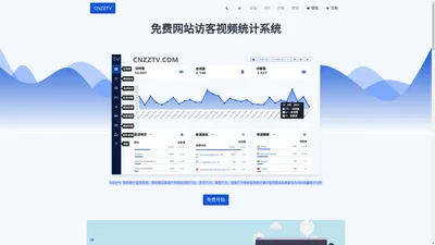 免费在线网站访客视频统计,网站访问统计系统 - CNZZTV-免费网站统计-免费网站浏览量统计-免费网站访问量统计系统