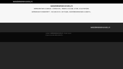 海南智慧椰城网络科技有限公司