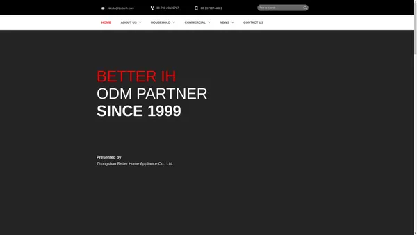 BETTER | Professional IH ODM since 1999