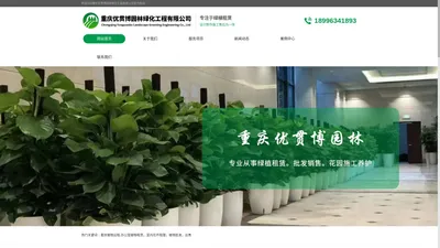 重庆优贯博园林绿化工程有限公司-重庆植物出租|办公室植物租赁|室内花卉租摆