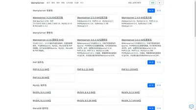 WampServer中文站 - Apache/MySQL/MariaDB/PHP集成环境软件下载站