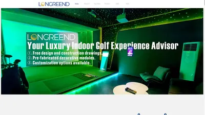 LONGREEND Golf Simulator 岭荟科技室内高尔夫模拟器|高尔夫人工果岭|广州岭荟科技有限公司