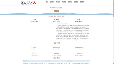 武当太极拳-太极剑-道家养生功 武当山道家传统武术馆 功夫馆 培训 武术学校