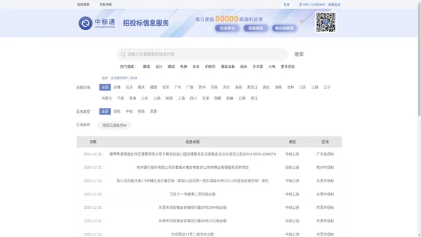中标通-招标|中标项目|中标信息|中标企业|招投标信息服务