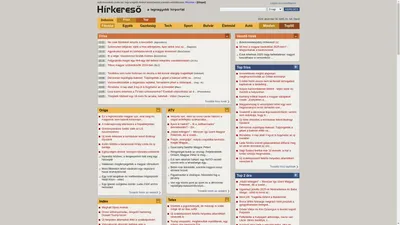 Hírkereső - A hírek itt kezdődnek!