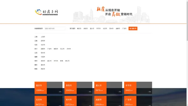 最新房源信息_最新房价走势_买房卖房就上好房子网_