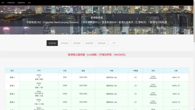 香港服务器_香港高防服务器_香港云服务器_荣峰科技