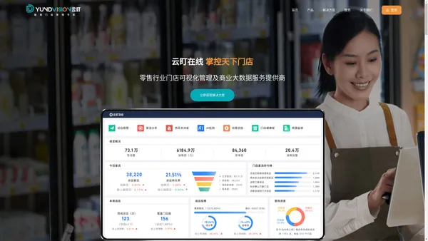 云盯 智能远程巡店 客流分析统计 消费关联分析 顾客店内停留分析 商品热度分析 热点动向分析 商圈洞察 开店选址