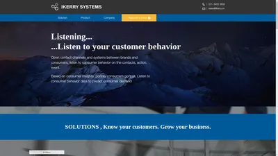 Ikerry Systems on Big Data Analytics & CRM+ - 上海兆客信息系统有限公司