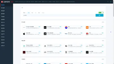 品牌官网|品牌官方网站，品牌官网大全，品牌导航，品牌排行榜，官方网站，放心直达！_品牌官网