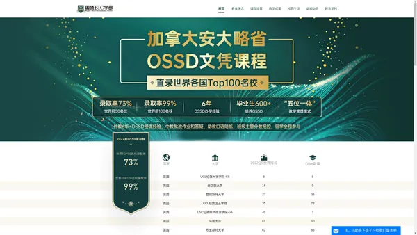 国贤BIC学部-OSSD,加拿大高中,国际预科,国际课程,留学申请辅导-国贤BIC学部官网