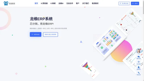 IC贸易通官网：在线ERP,进销存,CRM,电子产业上下游,元器件分销商全流程数字化管理体系