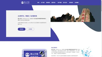 泰山万维-泰安网站建设-小程序APP开发-泰安网络推广公司