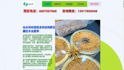 仙水间冬虫夏草 – 仙水间虫草产品系列面向全国客户批发供应，正宗原味天然冬虫夏草