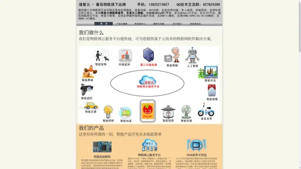 诸智云-物联网云服务平台对接|定制开发|快速落地|支持阿里云物联网套件、百度天工物联、华为IOT平台、腾讯物联、OneNET|私有云|番茄物联(深圳)有限公司旗下品牌