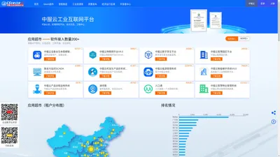 中服云工业互联网平台—工业物联网、智能制造、软件超市、工业大数据、经济运行监测、开发者中心、人工智能、数字孪生