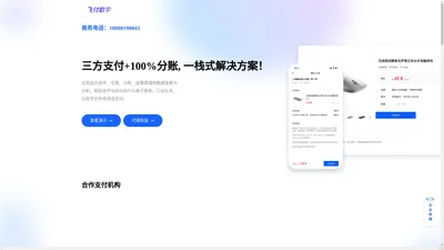 第三方聚合支付平台_电商分账解决方案_第三方支付渠道-飞付数字