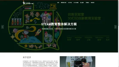 迈济科技 – 领先的3D打印与STEAM创新教育服务提供商 上海 3D打印机 3D打印创新教育 STEAM课程 3D打印创新实验室 青少年创客教育 连续碳纤维3D打印