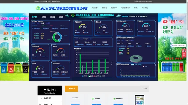 260云垃圾分类、收运、处理智慧管理平台