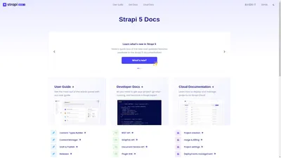 Strapi 5 Documentation | Strapi 中文文档 | Strapi中文网