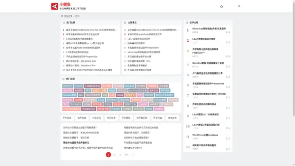 小鲤鱼 | 专注电声技术,助力学习成长