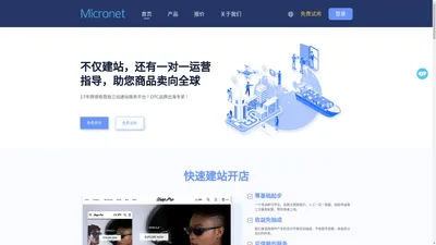 上海微网-Micronet微网-跨境电商独立站_外贸建站平台_品牌出海_跨境独立站_外贸B2C